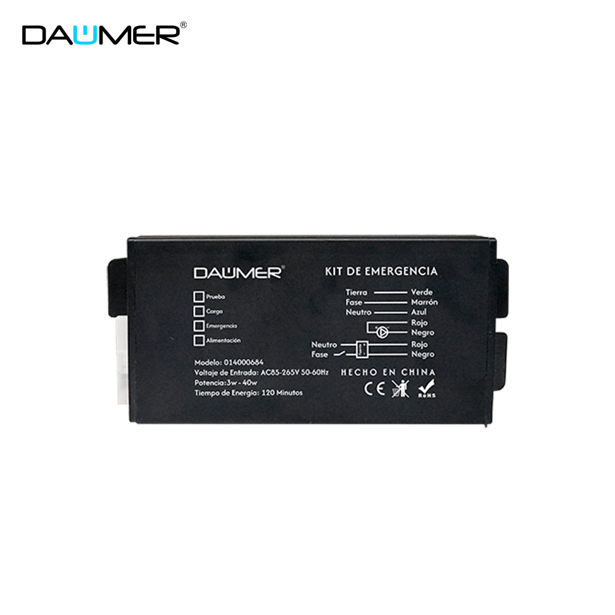 KIT EMERGENCIA PARA PANEL 3-40W