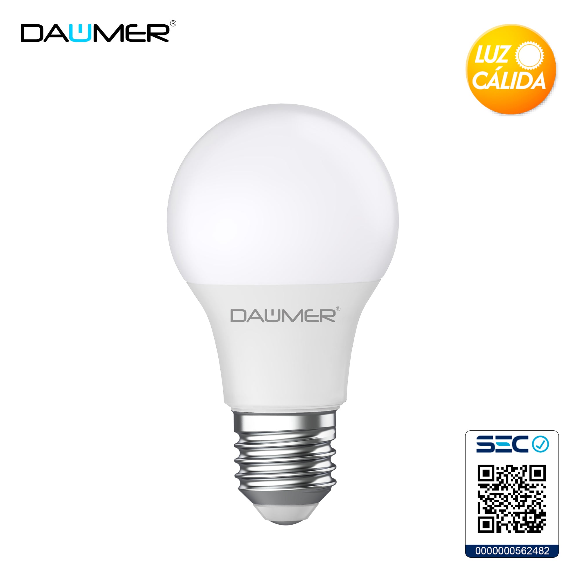 AMPOLLETA LED BULBO 9W