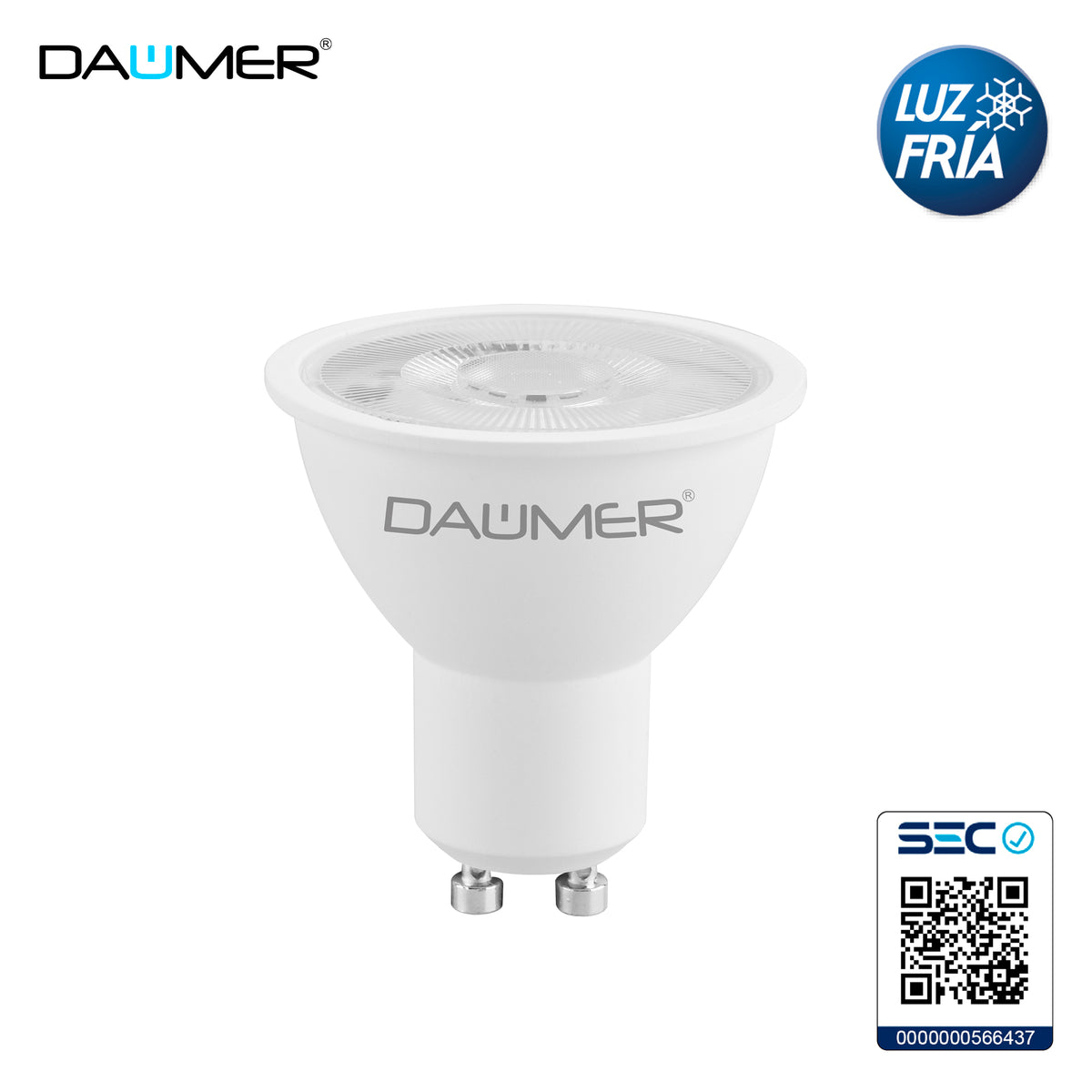 AMPOLLETA LED GU-10 - Luz Fría