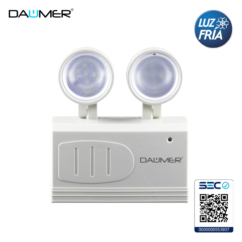 LÁMPARA DE EMERGENCIA 2X2W