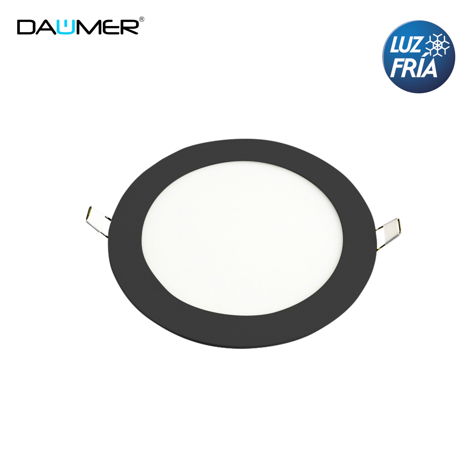 EMBUTIDO LED REDONDO NEGRO