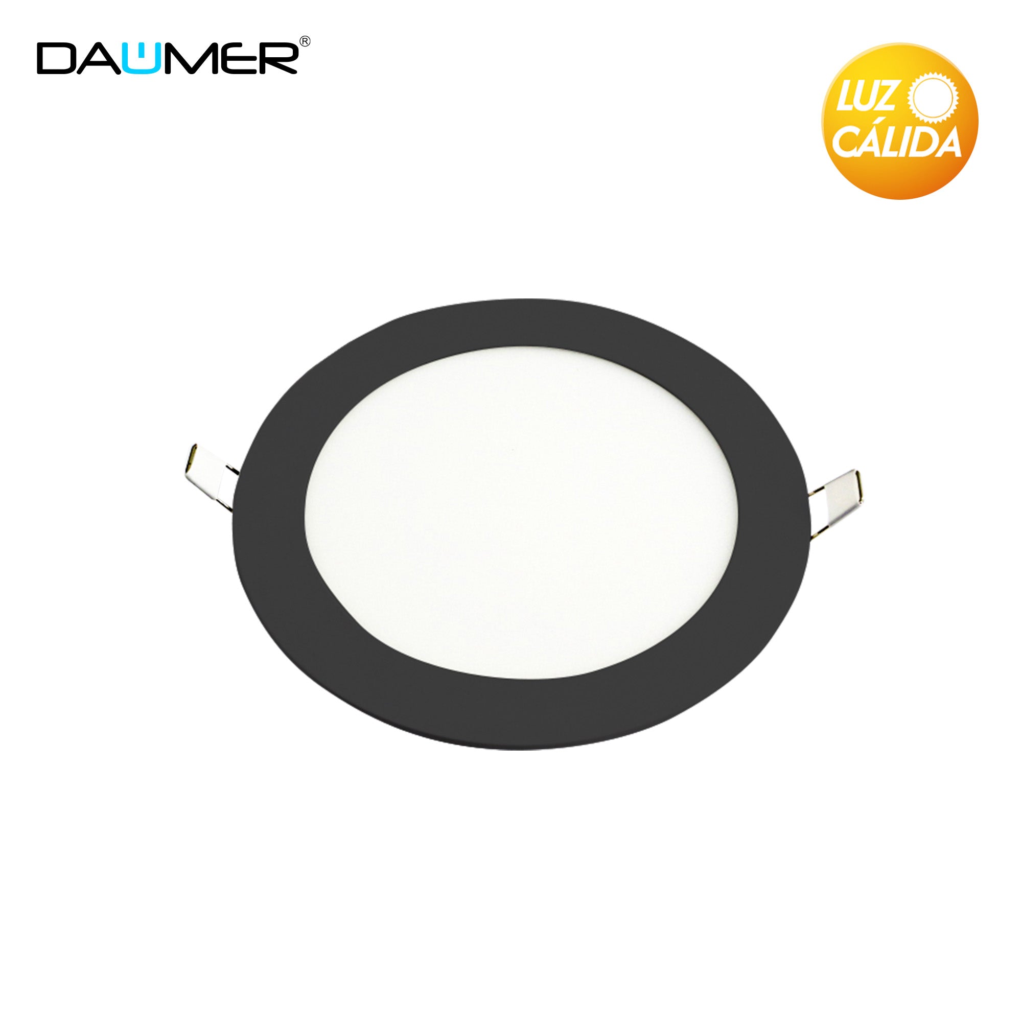 EMBUTIDO LED REDONDO NEGRO