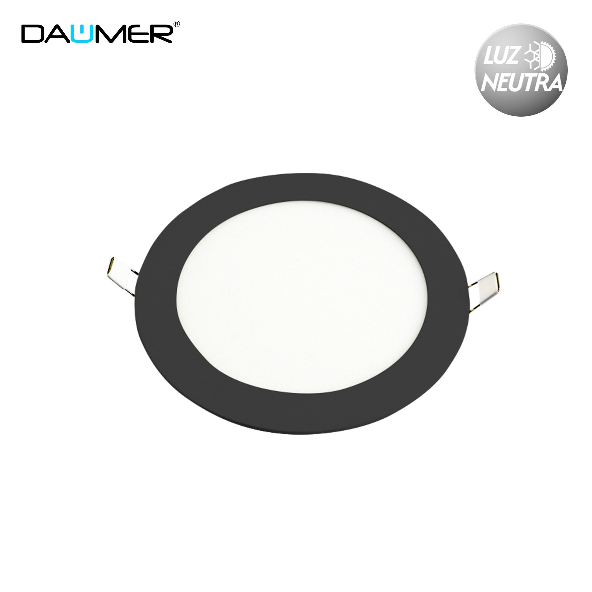 EMBUTIDO LED REDONDO NEGRO
