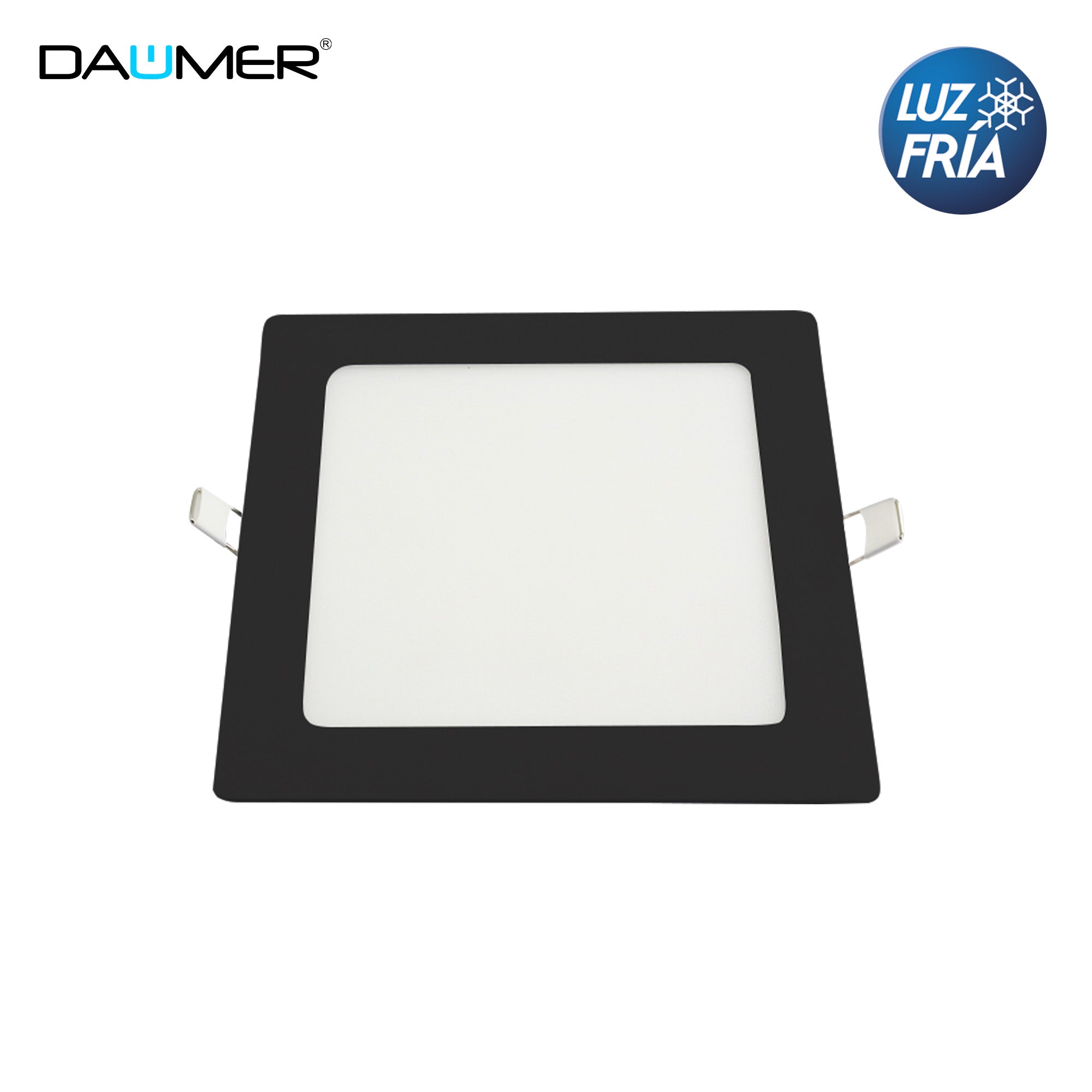 EMBUTIDO LED CUADRADO NEGRO