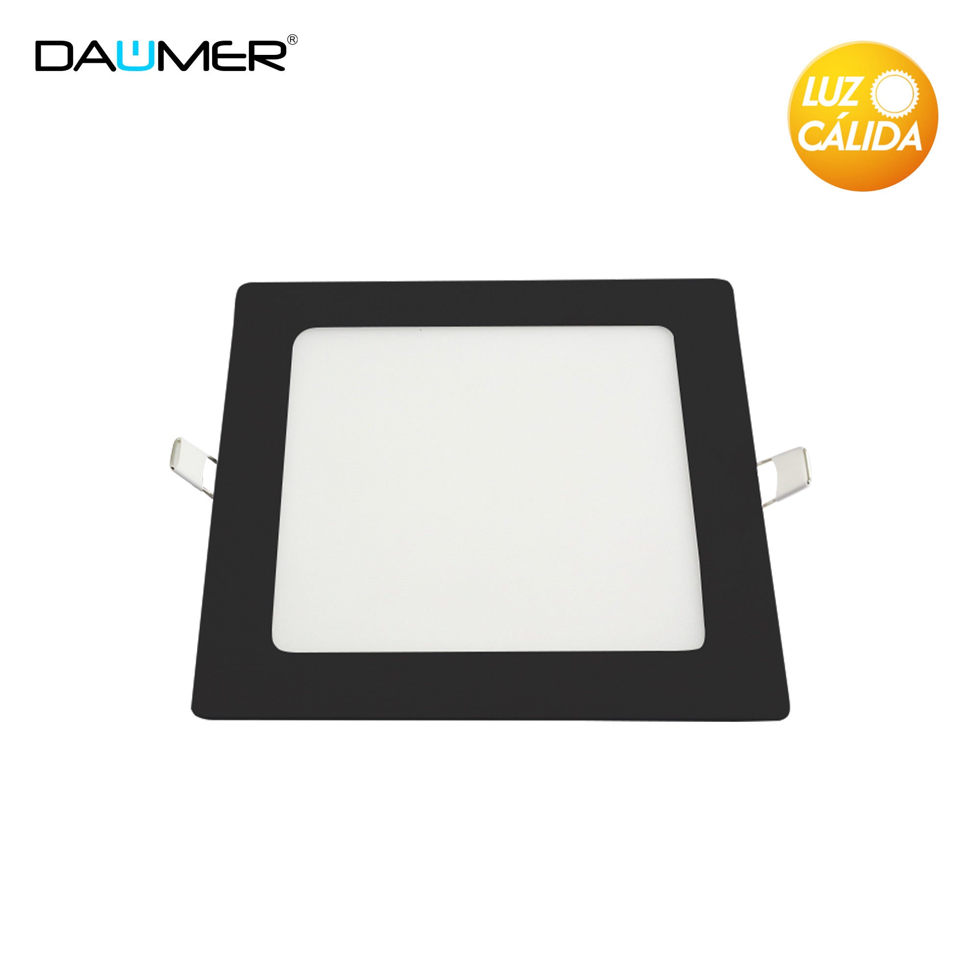 EMBUTIDO LED CUADRADO NEGRO