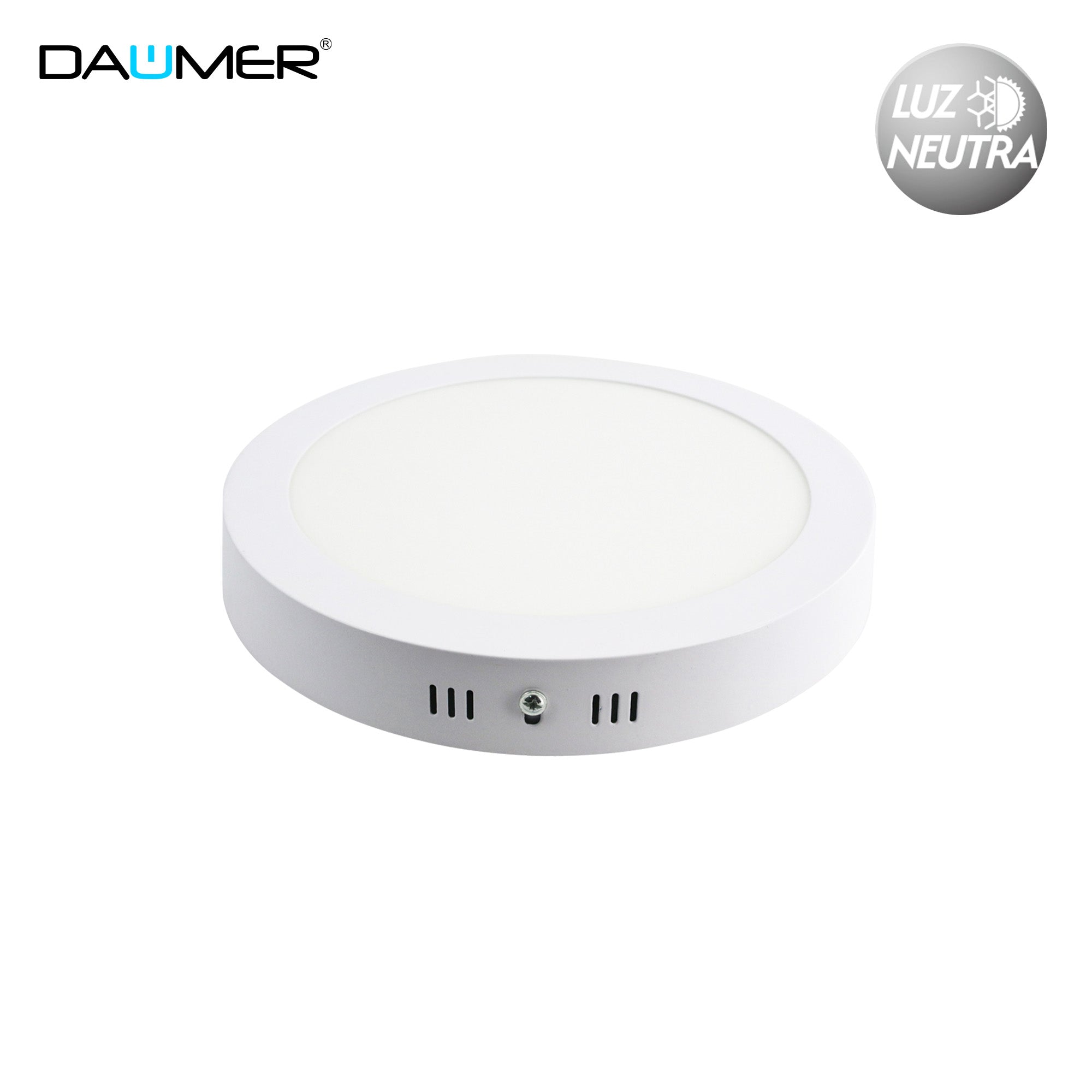 SOBREPUESTO LED REDONDO BLANCO