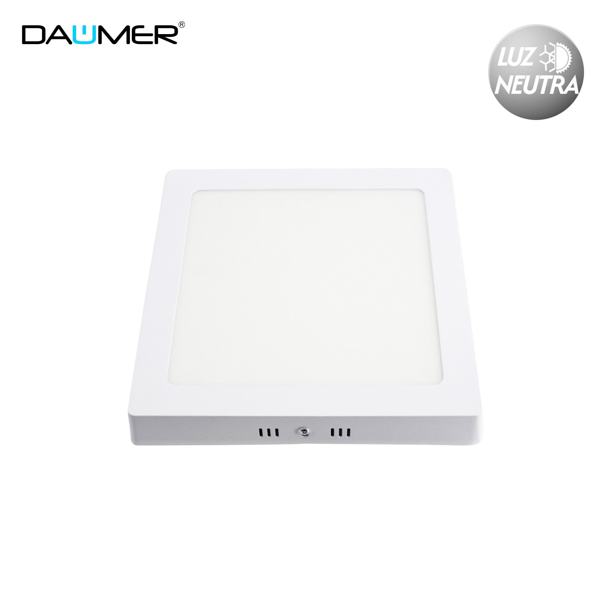 SOBREPUESTO LED CUADRADO BLANCO