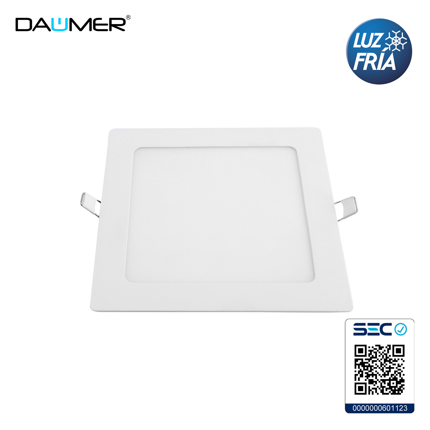 EMBUTIDO LED CUADRADO BLANCO 24W